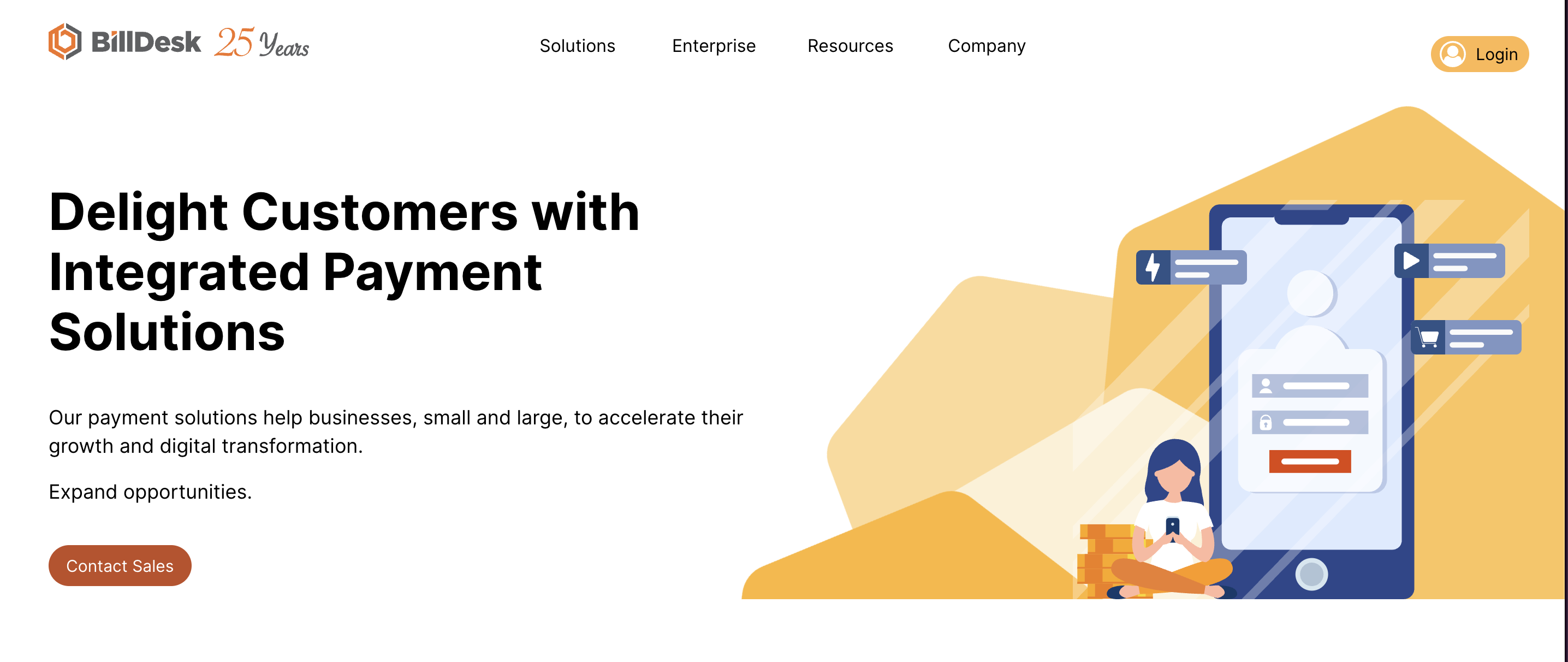 BillDesk website